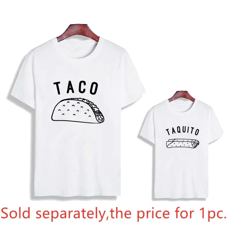 Taco Family Matching Clothes Tshirt Baby Bodysuit Kids Tshirt Family L –  LAVENDER & BLUES